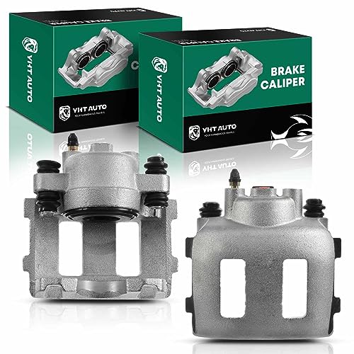 YHTAUTO Set of 2 Front Brake Caliper Assembly Compatible with Jeep Cherokee TJ Wrangler Wagoneer Comanche - Image 1