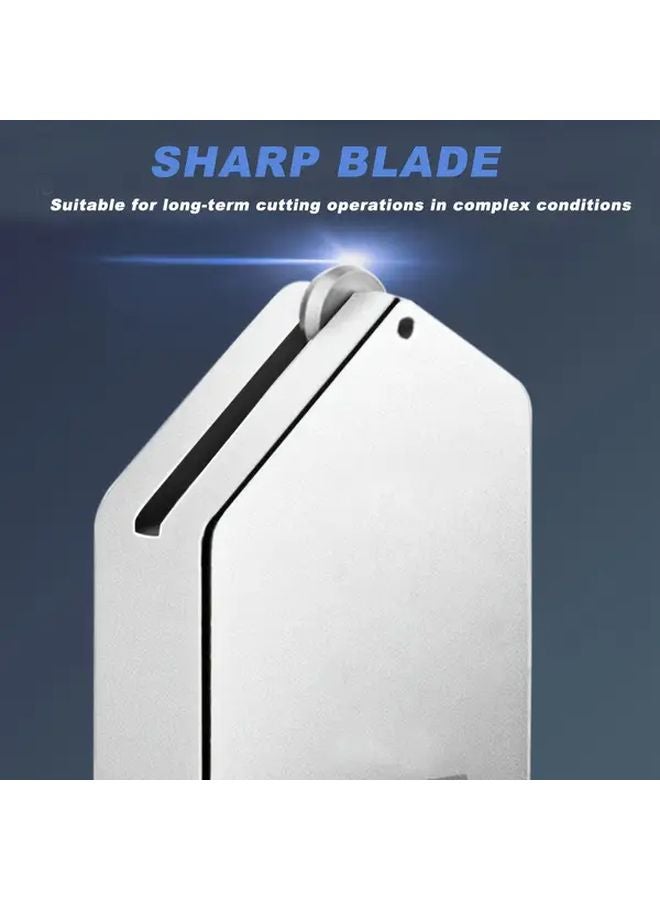 3 في 1 قاطع زجاج يدوي بمتداول ماسي وقاعدة قابلة للتعديل ومشبك - Image 4