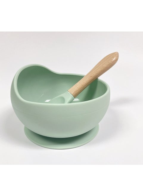 New Anti Drop Silicone Suction Cup Baby Bowl