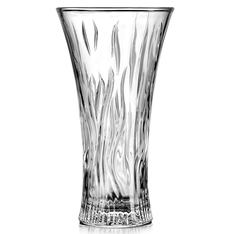 JASVIC Vase 12" Flower Vases, Crystal Clear Glass Vases for Flowers, Tall Crystal Vase, Modern Large Glass Home Office Decor for Living Room Dining Table Centerpieces, Birthday and Wedding - Image 1