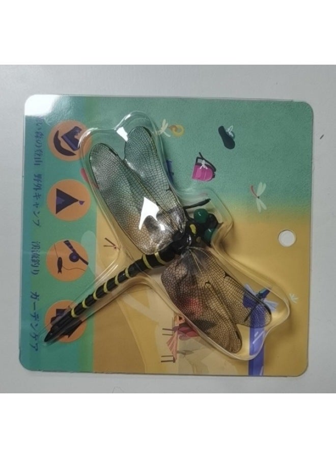 Export To Japan Outdoor Mosquito Repellent Simulation Big Dragonfly Mosquito Repellent Artifact Model Toy-wing Length 12cm-Colour:Dragonfly-cardboard  - Image 1