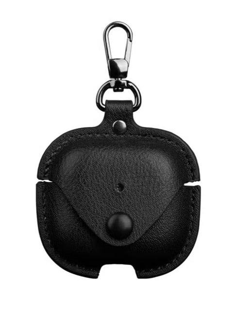 Case Compatible with AirPods 4 2024 – PU Leather with Keyring Included, Anti-Scratch Protective Case Cover for AirPods 4 2024