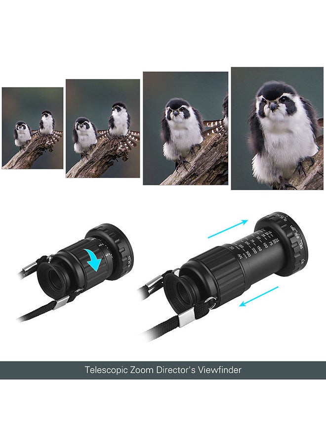 Generic - Portable 11X Micro Magnification Director's Viewfinder View Finder Scene Viewer Mini 41mm Front Thread Telescopic Zoom Photography Accessories for Professional Photographer - Image 1