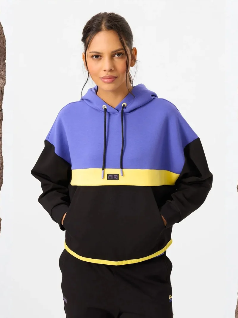 Tommylife TOMMY Color-Blocked Hooded Sweatshirt And Pants Set