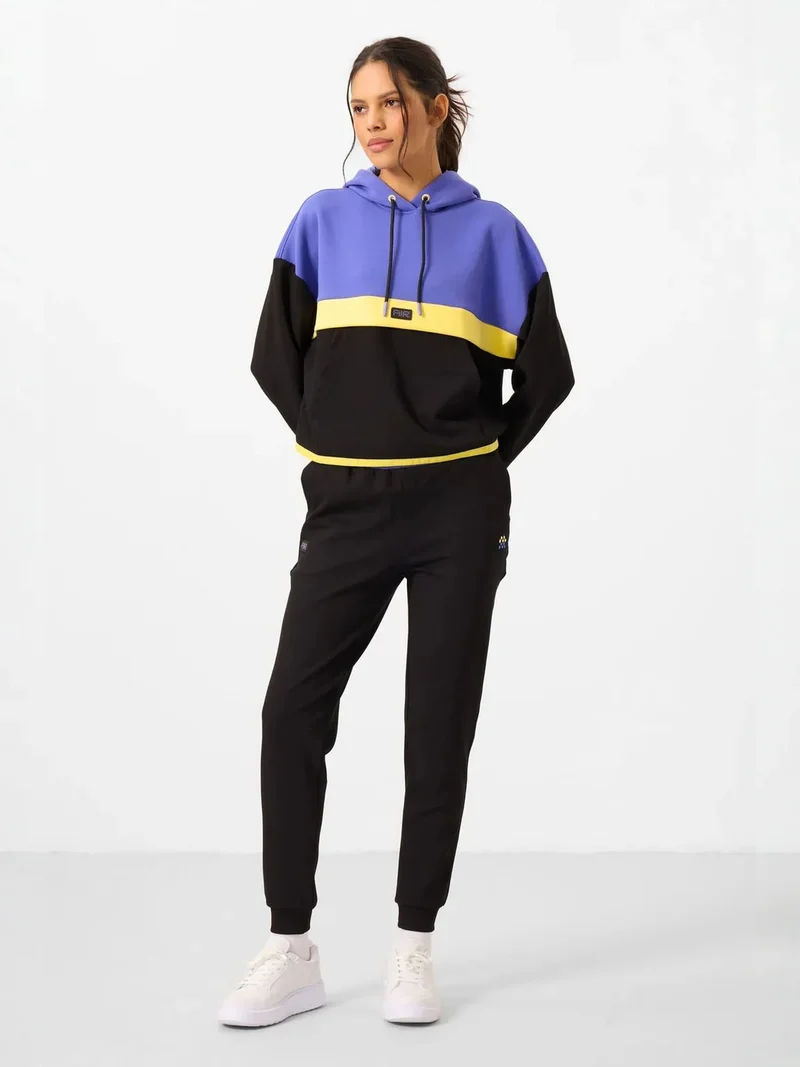 Tommylife TOMMY Color-Blocked Hooded Sweatshirt And Pants Set