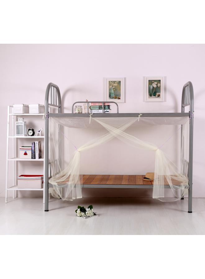 Bluejw BTV4 College Student Dormitory Zipper Mosquito Net Upper And Lower Bunk Universal Dormitory White Square Tent 0.9m Single And Double Household 1.2 - Image 1