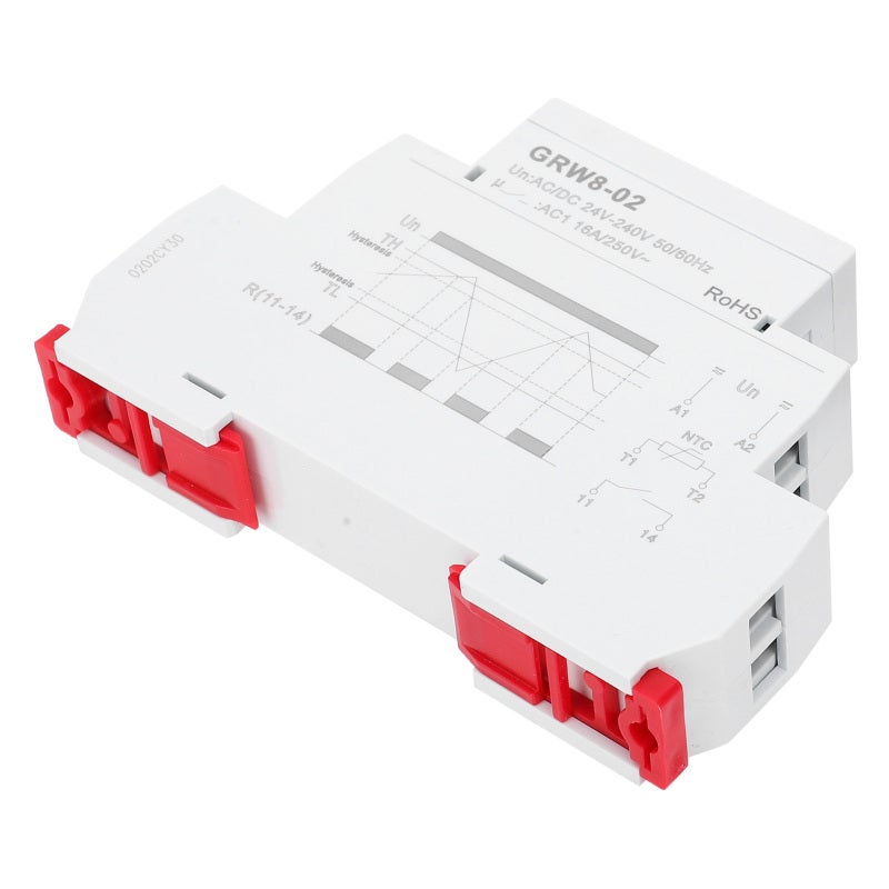 GEYA Temperature Control Relay: AC/DC 24V-240V, Heating/Cooling Mode, LED Status Indicator - High Safety, 35mm Rail Mount, -15°C to +45°C Range for Industrial & Commercial Temperature Monitoring - Image 5