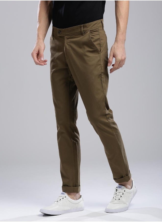 Hubberholme Khaki Pants For Men  - Image 1