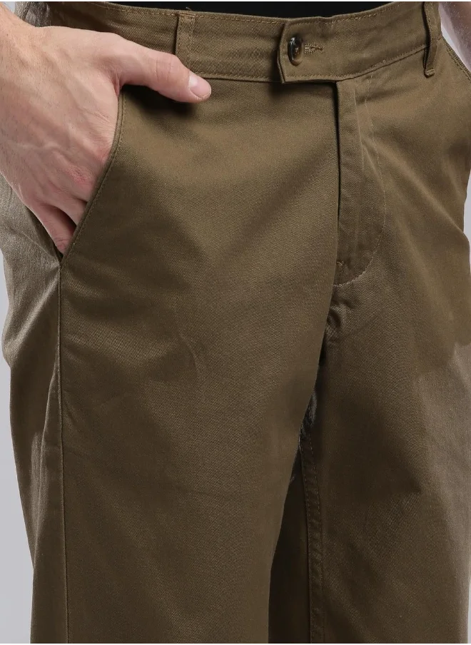 Hubberholme Khaki Pants For Men