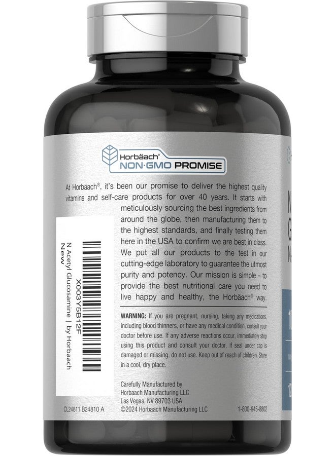 Horbäach Horbaach N-Acetyl Glucosamine 1000 mg | 120 Capsules | N-A-G Supplement Pills | Non-GMO & Gluten Free - Image 3