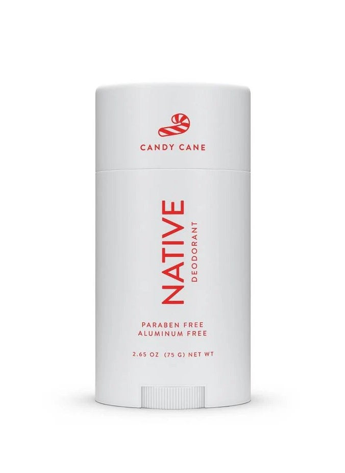 native Candy Cane Deodorant Paraben Free Aluminum Free, 75g 