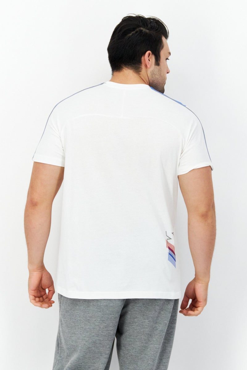 Men Sportswear Fit BMW Motorsport T-Shirt, Off White Combo