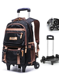 Boys Rolling Backpacks,Large Capacity School Bag with wheels,Durable Students Wheeled Backpack,Kids Travel Trolley BookBag,School Luggage Bag for Boys Girls