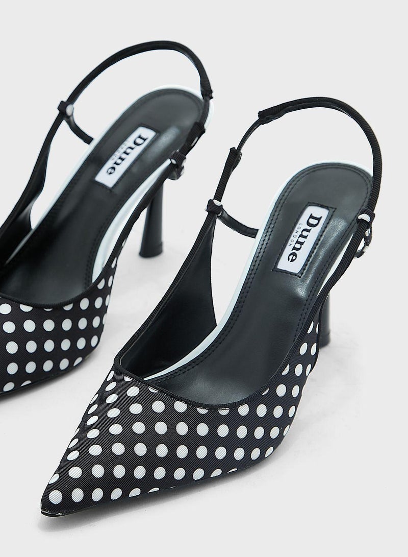 ديون لندن حذاء بكعب عالي - Image 4