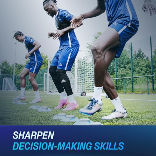 BlazePod Soccer Reaction Training Kit – 4 Smart Light Pods for Speed, Ball Control & Game IQ – Football Reflex Training for Players & Coaches – App Access Included - Image 4