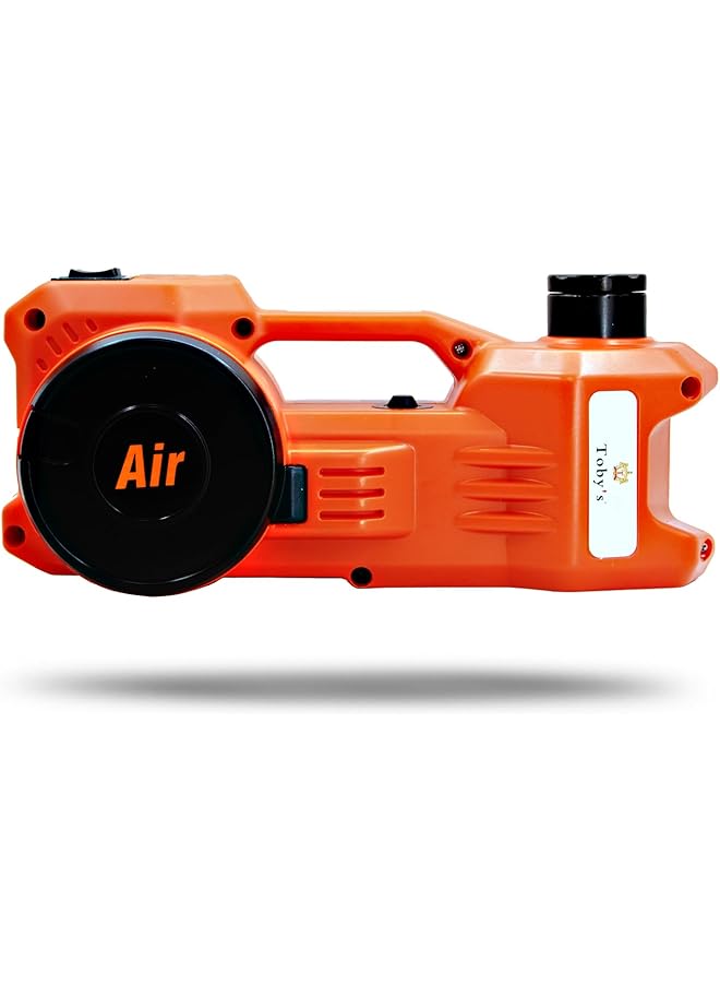 توبيز رافعة سيارة كهربائية خفيفة الوزن 3 في 1، 5 أطنان، رافعة أرضية هيدروليكية، مزودة بمضخة نفخ إطارات مدمجة وإضاءة LED - مصدر طاقة ثنائي الاتجاه - Image 4