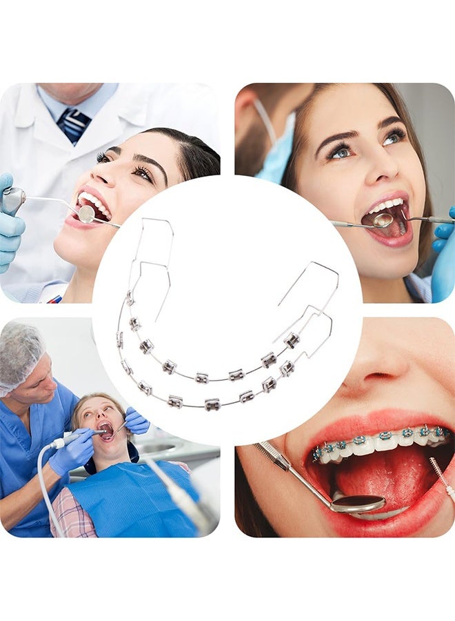 أقواس معدنية للطب الباطني، أقواس معدنية وربطات طب الأسنان، أدوات تدريبية للطلاب - شفافة - Image 4