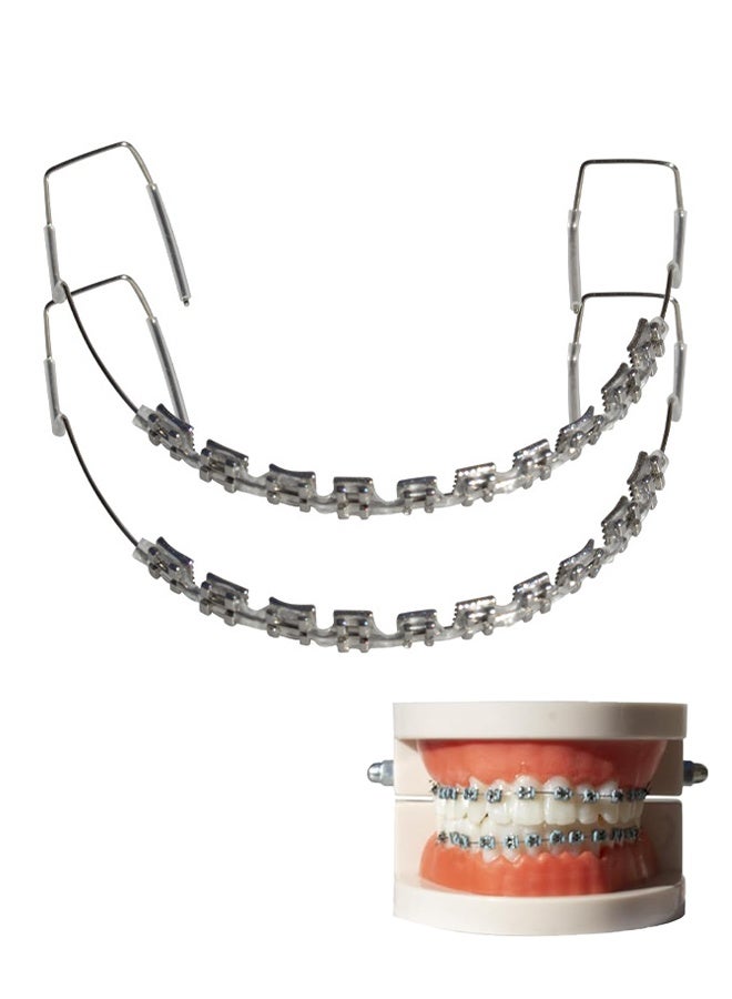 أقواس معدنية للطب الباطني، أقواس معدنية وربطات طب الأسنان، أدوات تدريبية للطلاب - شفافة - Image 1