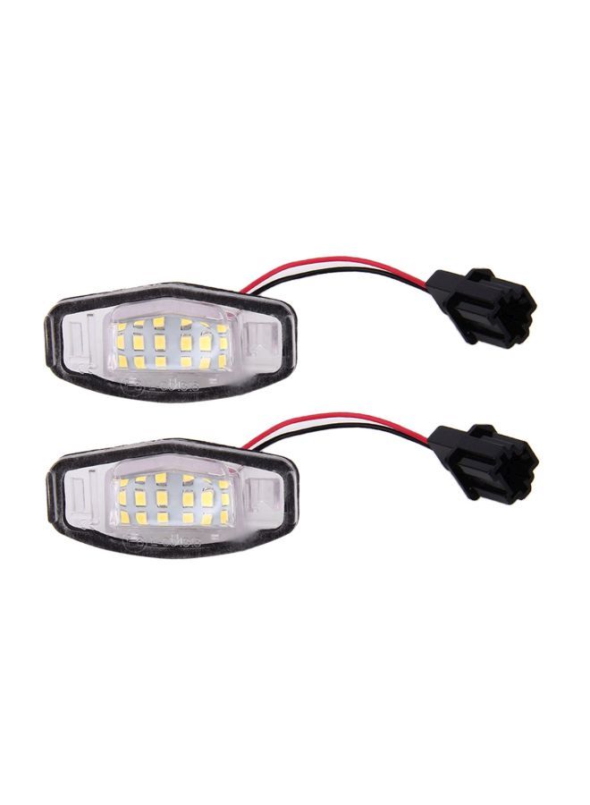 NIBEMINENT 2-Piece License Plate Light For Honda Civic VII4 