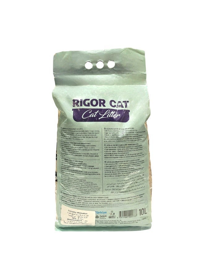 ريجور رمل قطط 10لتر برائحة اللافندر ثلاثي الفاعلية - Image 5