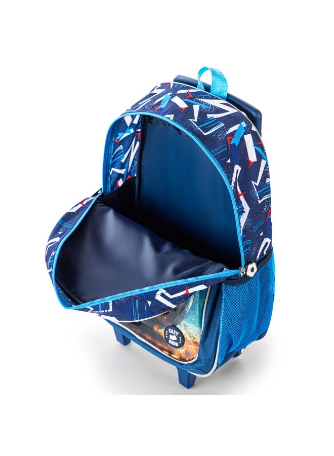 Eazy Kids Eazy Kids Set of 5 Trolley 16" School Bag Combo - Football - Image 4