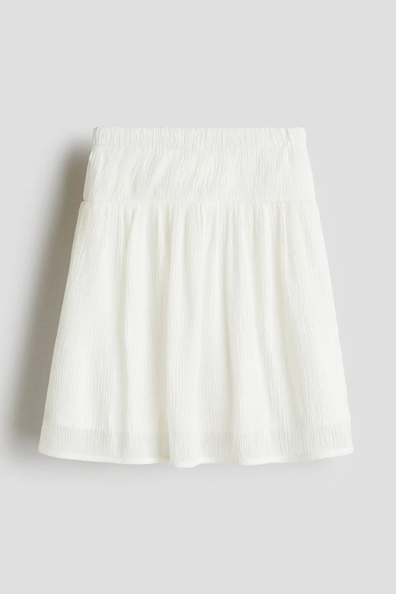 H&M Crinkled chiffon skirt