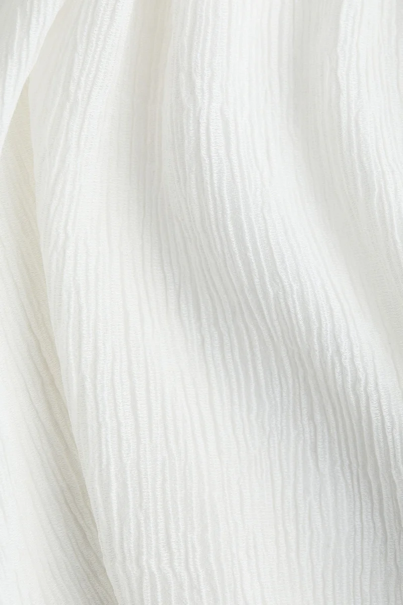 H&M Crinkled chiffon skirt