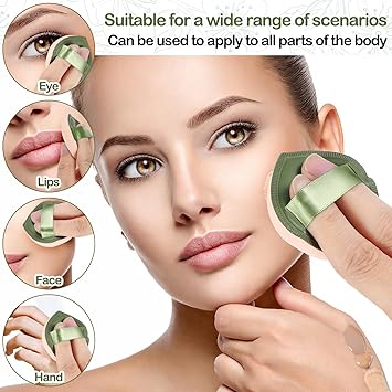 JIYIN 5 PCS Foundation Sponge Korean Makeup Sponge Puff Soft Sponge Puff Fluffy Teardrop Makeup Blender Foundation Applicator for Foundation Concealer Liquid Cream - Image 4