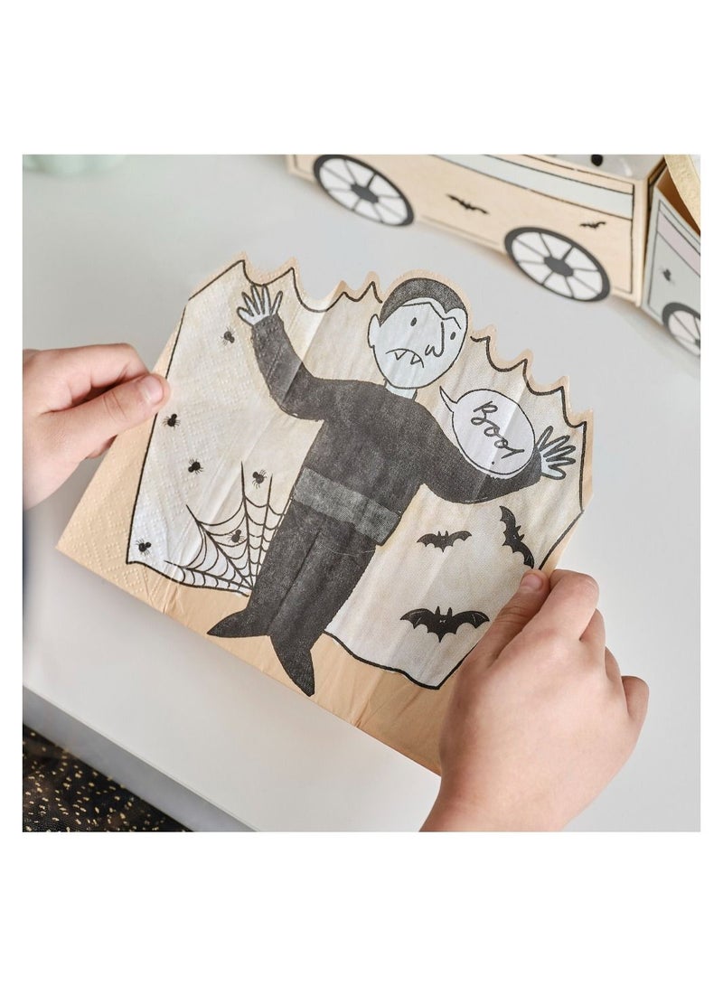 جينجر راي منديل ورقي - قم بطي دراكولا - Image 3