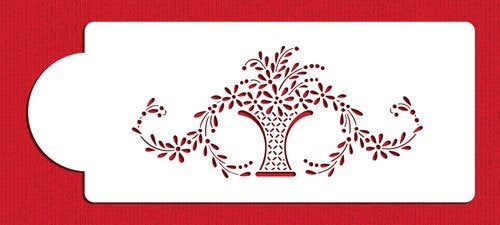 Designer Stencils Wedding Basket Cake Side Stencil by Designer Stencils - Image 2