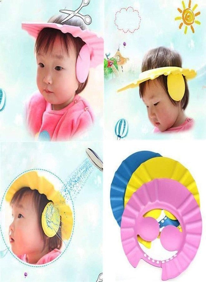 DITCAFOS Adjustable Baby Bath Shower Cap with Soft Material for Protecting Eyes and Ears (Multicolour) - Image 5