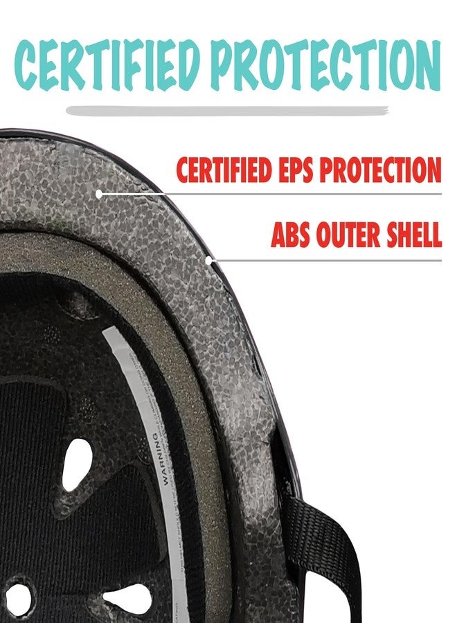 Wipeout Triple Eight Snow Deluxe Helmet Black (8+) (WP4352) - Image 3