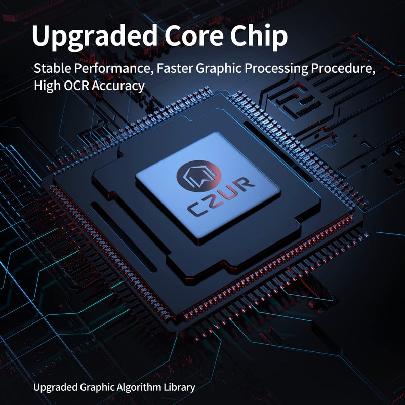 CZUR ET24 Pro Professional Book Scanner, 24MP Document Camera, 3rd Gen Auto-Flatten & Deskew Tech, A3 Document Scanner, 180+ Languages OCR, Support HDMI, for Windows/MacOS/Linux - Image 5