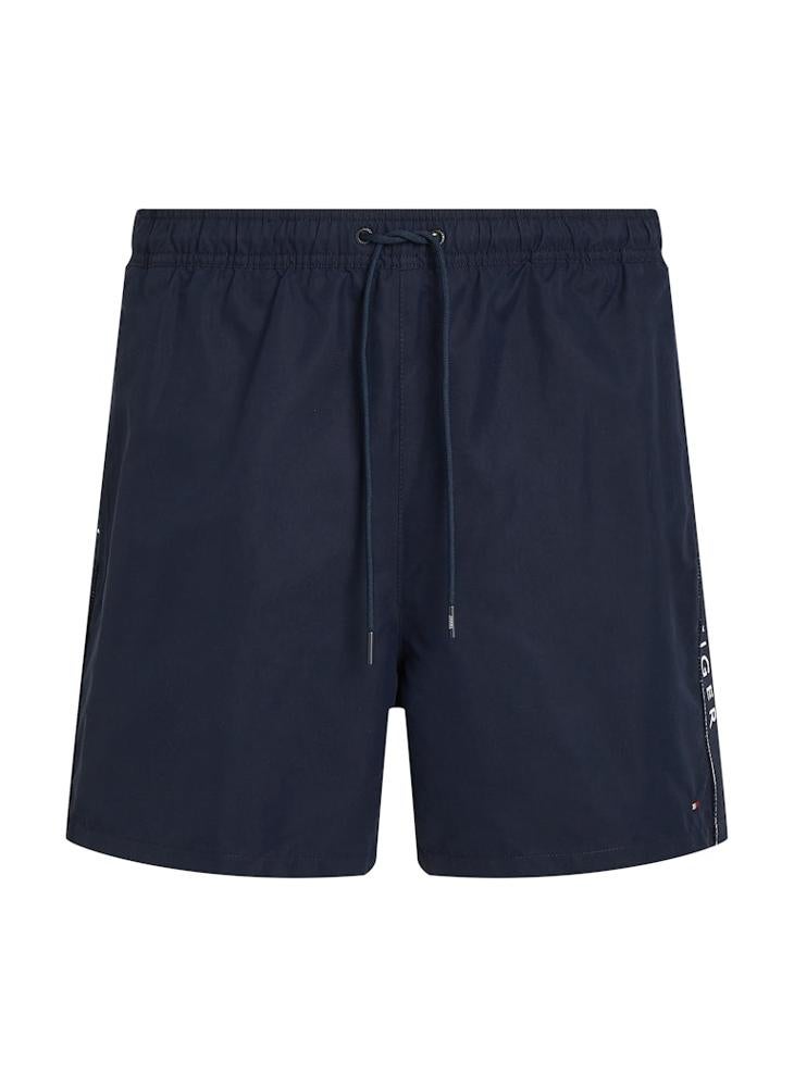 TOMMY HILFIGER - Medium Length Drawstring Swim Trunks - Image 1