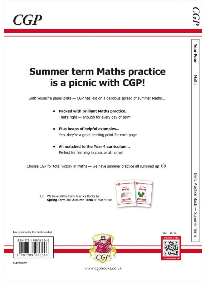 null - KS2 Maths Year 4 Daily Practice Book: Summer Term - Image 1