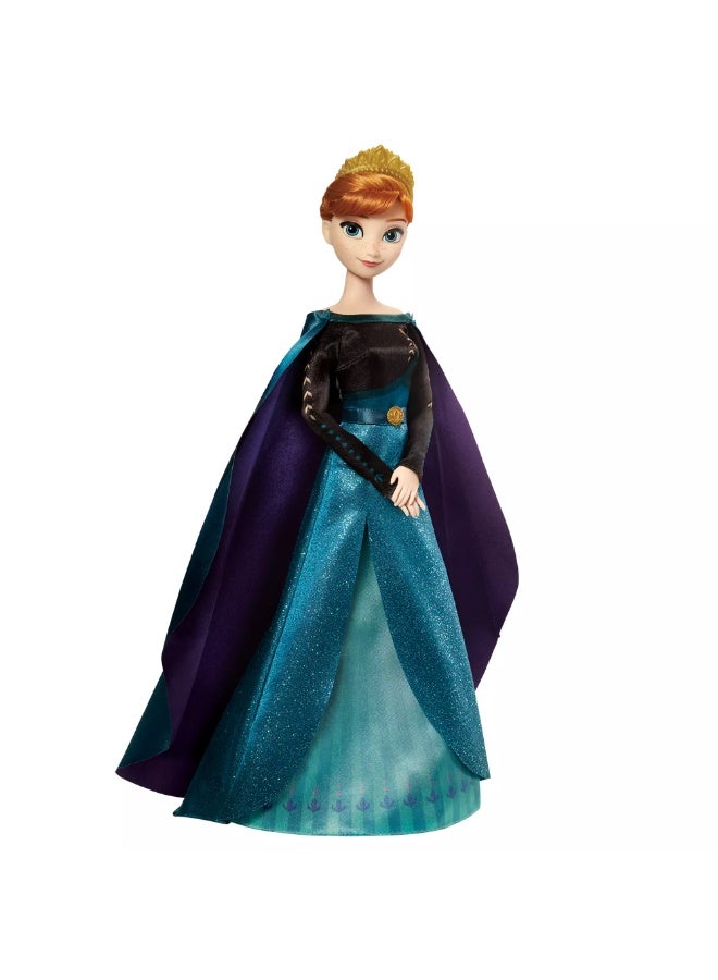 ديزني ستور دمية "آنا" الكلاسيكية من فيلم "فروزن" (Frozen) - متجر ديزني - دمية أميرة بمقاس 11.5 بوصة مع مشط شعر ذهبي - هدية للفتيات في أعياد الميلاد والمناسبات - Image 2