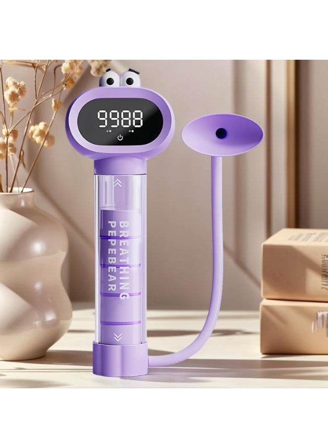 Portable Breath Exercise Device, Deep Breathing Lung Trainer with Smart Feedback, Spirometer Workout Tool for Teens Youth Classroom Home Outdoor Fitness Travel - Image 5