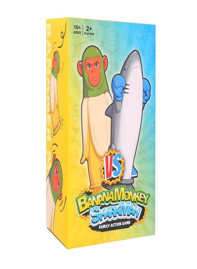 SOYUOI Banana Monkey VS SharkMan - Exciting Flip-Standing Throwing Game | Ultimate Family & Party Fun | Perfect for Gatherings & Game Nights | Includes Bonus Content! - Image 1