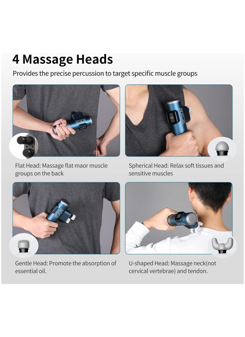 KiCA - Pro Double-head Massage Gun Deep Tissue Percussion OLED Touch Screen - Image 1