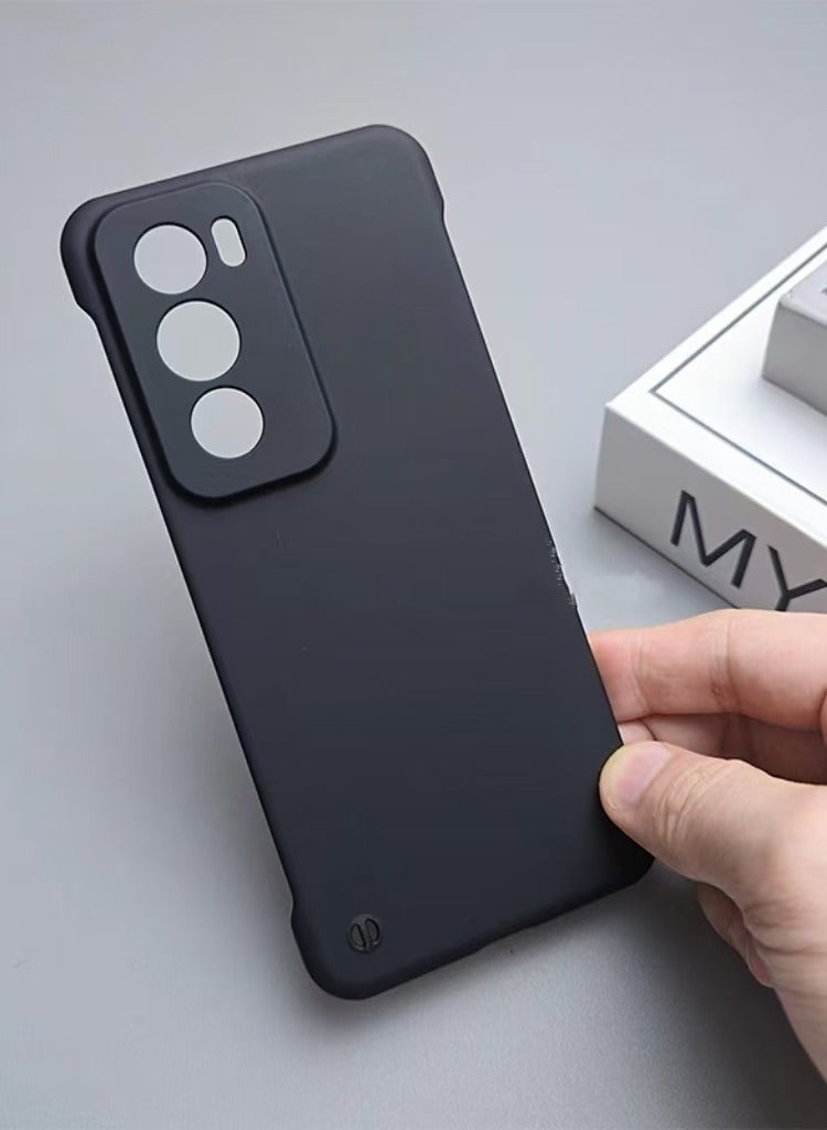 Protection Case  For Oppo reno12 cooling bezel-less Black - Image 1