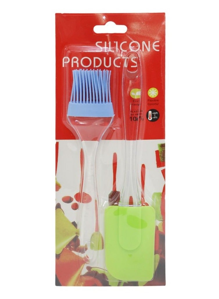 بروماس مجموعة فرشاة وسيليكون سباتولا – مقاومة للحرارة ومرنة ومتينة