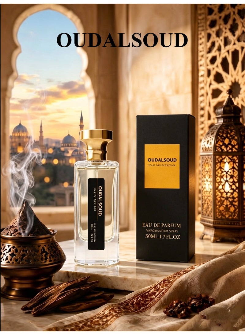 أود أل سعود عطر Incense Oud (أو دو بارفان) 50 مل / تركيز عطري 25% / رائحة شرقية خشبية للرجال والنساء / هدية مثالية لرمضان وعيد الحب - Image 1