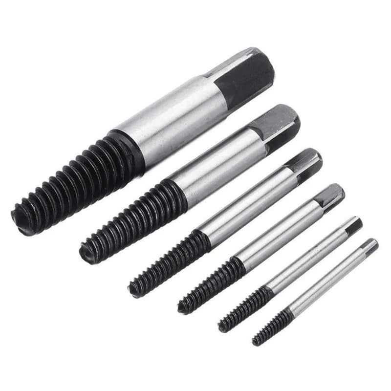 Digital Craft 8-Piece Screw Extractor Set | Bolt, Screw & Pipe Removal Tool Kit | Removes 1/2" & 3/4" Damaged or Broken Screws, Bolts, Water Pipes | Durable Steel Extractor Set - Image 3