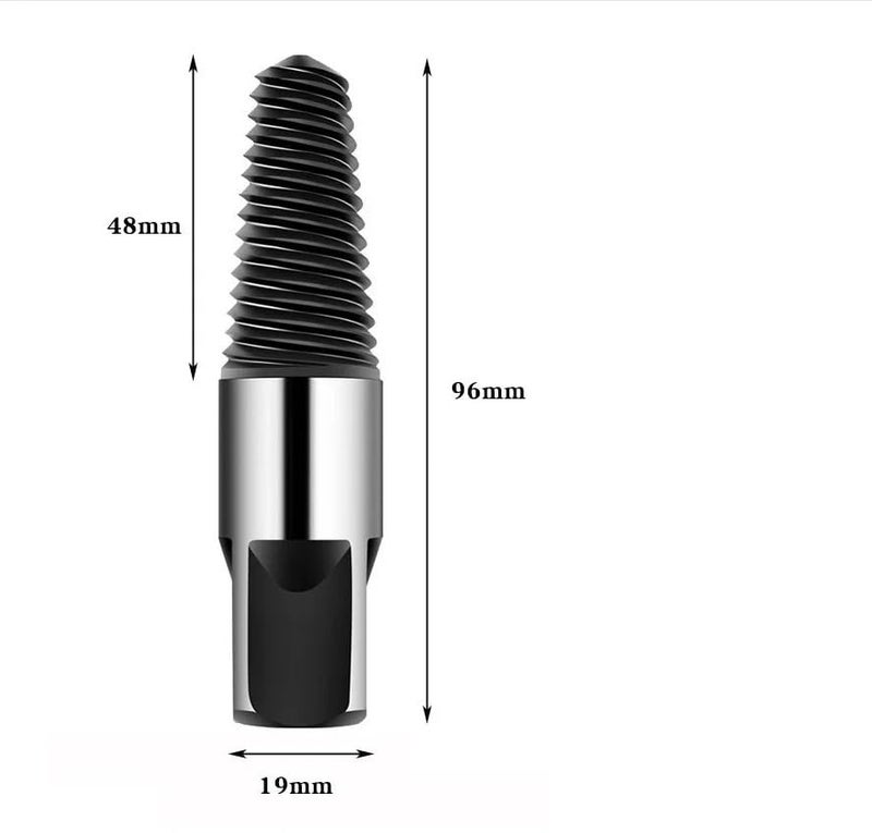 Digital Craft 8-Piece Screw Extractor Set | Bolt, Screw & Pipe Removal Tool Kit | Removes 1/2" & 3/4" Damaged or Broken Screws, Bolts, Water Pipes | Durable Steel Extractor Set - Image 5