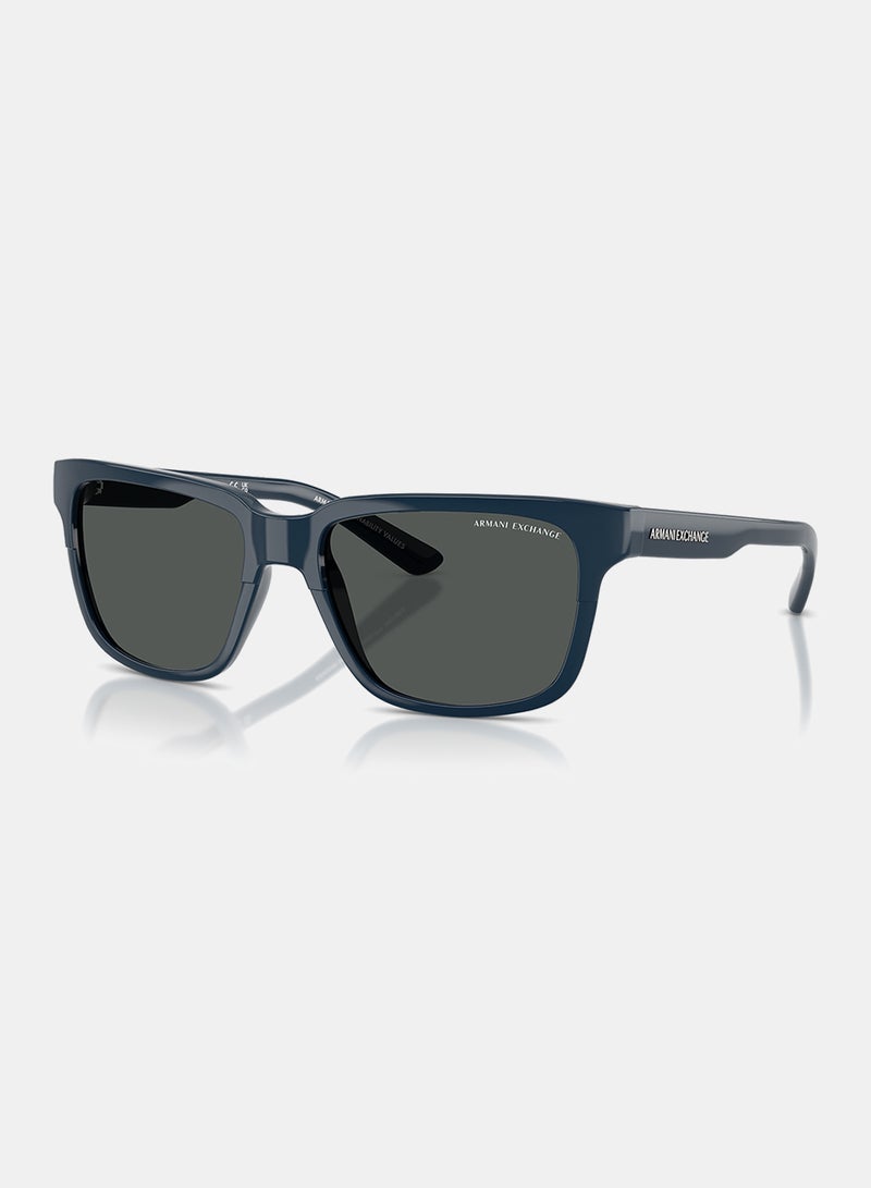 Armani Exchange Men Full Rim Square Sunglasses 0AX4026S 56 - Image 1