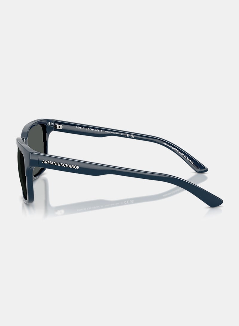 Armani Exchange Men Full Rim Square Sunglasses 0AX4026S 56 - Image 3