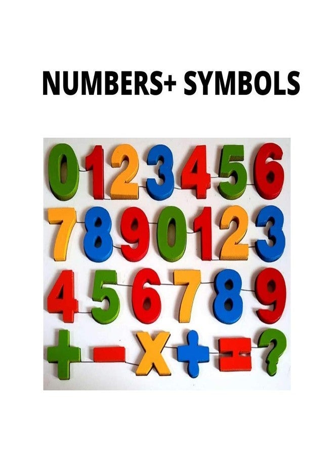 FI - FLICK IN Wooden 3D Number Shape Educational Learning 0-9 Digital Puzzle Board Tray Games Toy for Kids (Multicolor) - Image 2