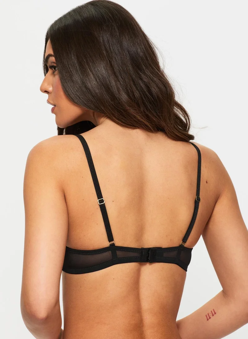 Ann Summers Ann Summers Sexy Lace Planet Padded Balcony Black