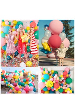 Excefore Happy Birthday Decorations Banner, Sun Moon Clouds Rainbow Sky Star Foil Balloon Birthday Party Supply  - Image 3