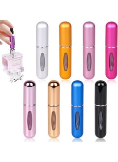 ORiTi Portable Perfume Spray Container Bottle Travel Perfume Scent Pump Case Fragrance Empty Spray Bottle for Traveling and Outgoing 8 PCS  - Image 1